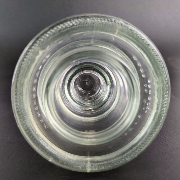Hemingray No 45 Insulator Clear Glass CD155 Made in USA 25-50 Paperweight - Picture 5 of 8